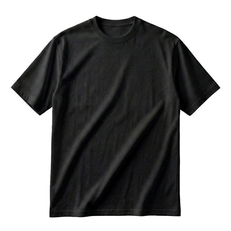 Camiseta de Algodão Premium - Preta